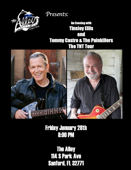 Tinsley Ellis and Tommy Castro at The Alley
